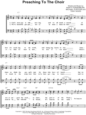 Preaching to the Choir