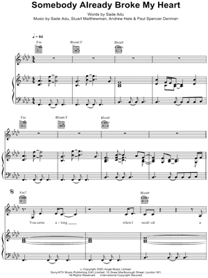 Somebody Already Broke My Heart