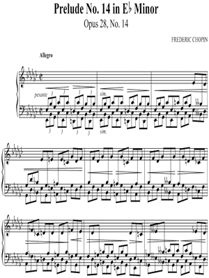 Prelude No. 14 In E-Flat Minor