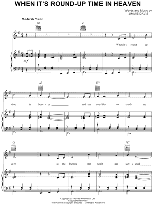 When It's Round-Up Time In Heaven