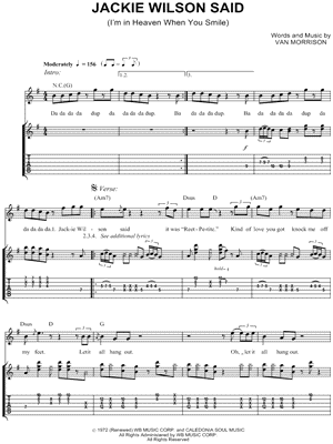 Jackie Wilson Said (I'm in Heaven When You Smile)