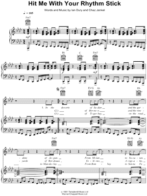 Hit Me With Your Rhythm Stick