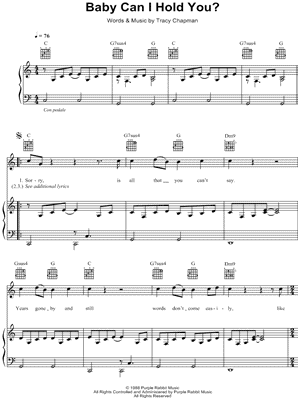 Baby Can I Hold You?