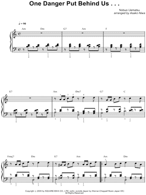 One Danger Put Behind Us . . .