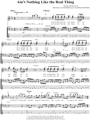 Ain't Nothing Like the Real Thing