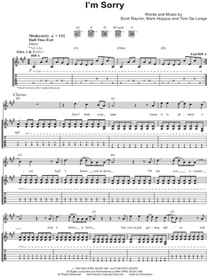 I'm Sorry