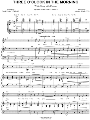 Three O'Clock In the Morning