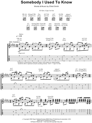 Somebody I Used To Know