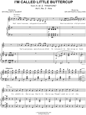 I'm Called Little Buttercup