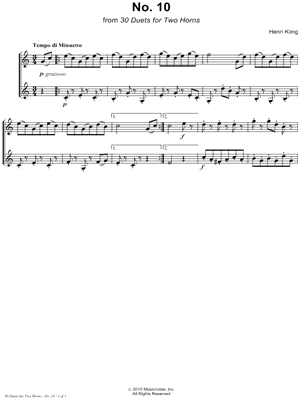 Horn Duet No. 10