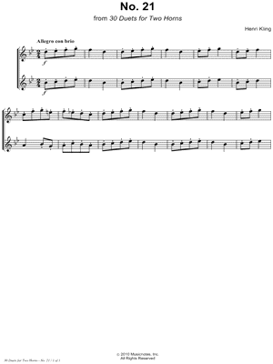 Horn Duet No. 21