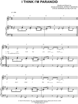 I Think I'm Paranoid