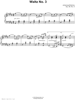 Waltz, Op. 39, No. 3