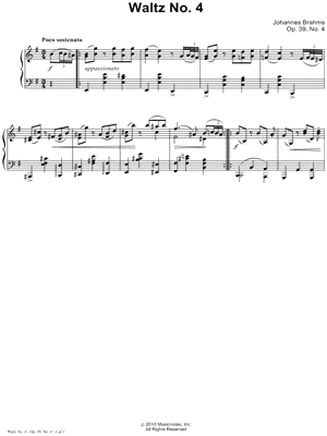 Waltz, Op. 39, No. 4