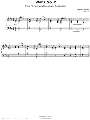 18 German Dances and Ecossaises, Op. 33: Waltz No. 2