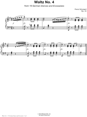 18 German Dances and Ecossaises, Op. 33: Waltz No. 4