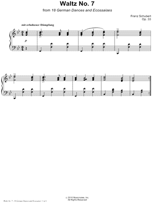 18 German Dances and Ecossaises, Op. 33: Waltz No. 7