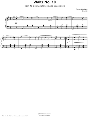 18 German Dances and Ecossaises, Op. 33: Waltz No. 10