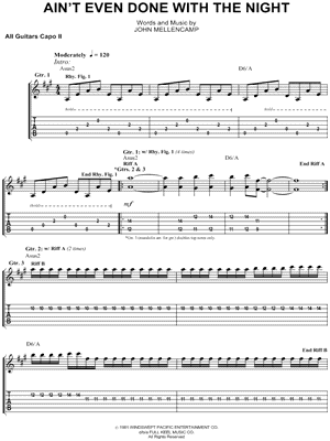 Ain't Even Done With the Night