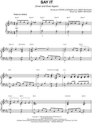 Say It (Over and Over Again)