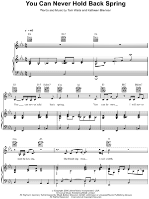 You Can Never Hold Back Spring