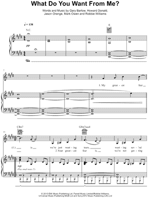 What Do You Want From Me?