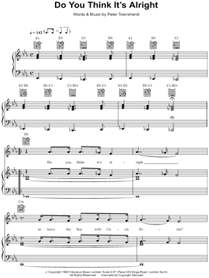 Do You Think It's Alright?