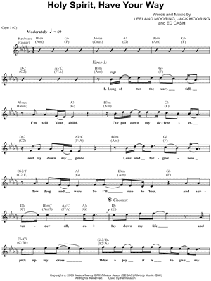 Holy Spirit, Have Your Way