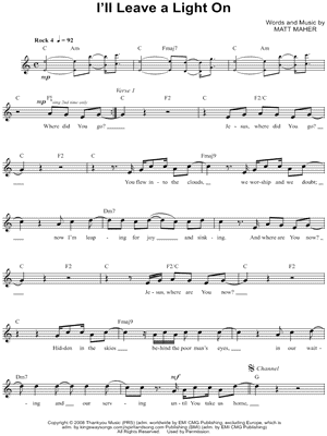 I'll Leave a Light on