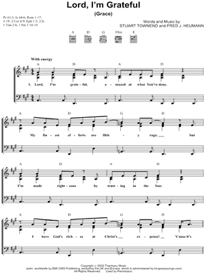 Lord, I'm Grateful