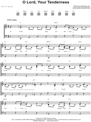 O Lord, Your Tenderness