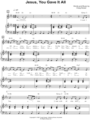 Jesus, You Gave It All