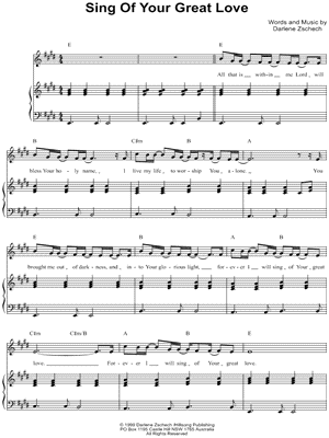 Sing of Your Great Love