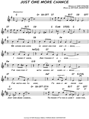 Just One More Chance