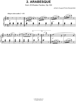 Arabesque, Op.100, No.2