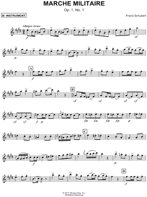 Marche Militaire - Bb Instrument