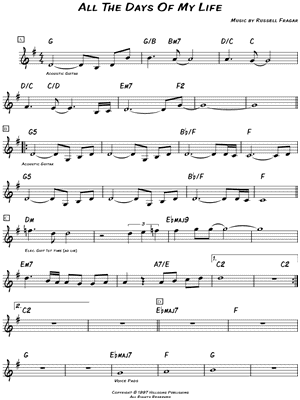 All the Days of My Life