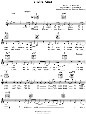 I Will Sing