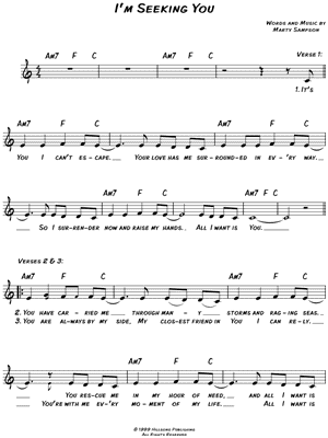 I'm Seeking You