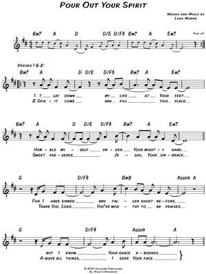 Pour Out Your Spirit