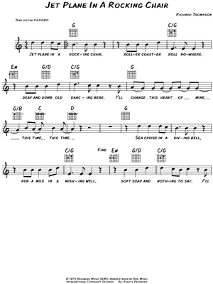 Jet Plane In a Rocking Chair