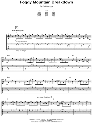 Foggy Mountain Breakdown