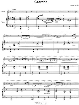 Czardas - Piano Accompaniment (Violin)