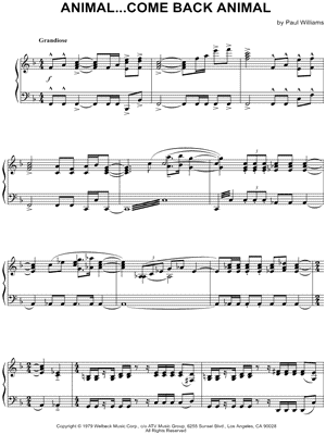 Animal...Come Back Animal