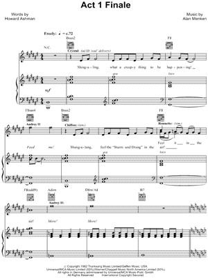 Act 1 Finale, from Little Shop of Horrors