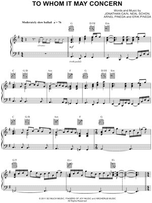 To Whom It May Concern