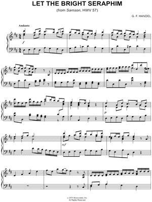Let the Bright Seraphim, HWV 57