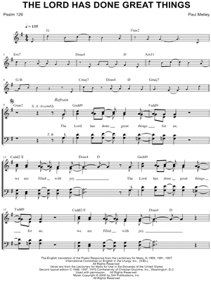 The Lord Has Done Great Things