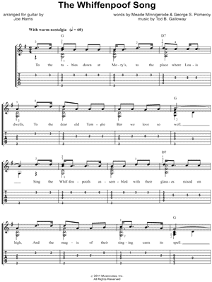 The Whiffenpoof Song