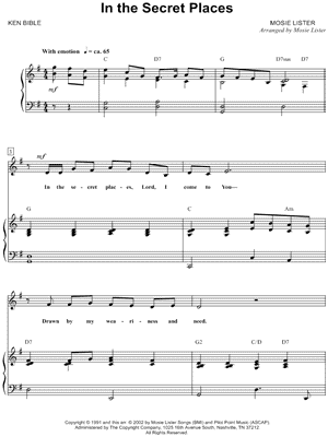 In the Secret Places